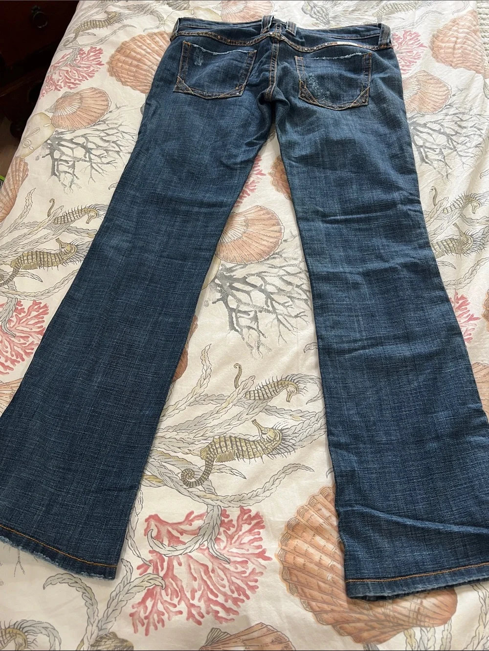 Frankie B. Women's Medium Dark Blue Bootcut Jeans - Picture 4 of 7